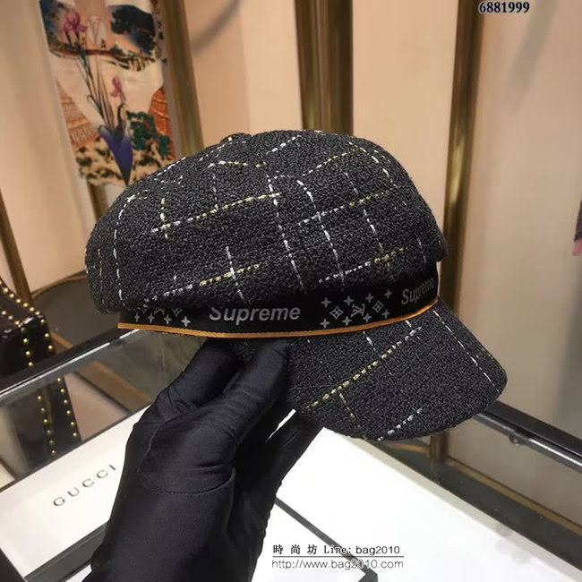 LV聯名supreme 四季百搭貝蕾帽 6881999 LLWJ7365